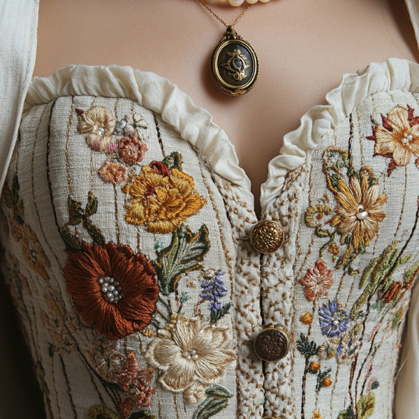 Corset & Tailored Trousers: Vintage Meets Modern Look