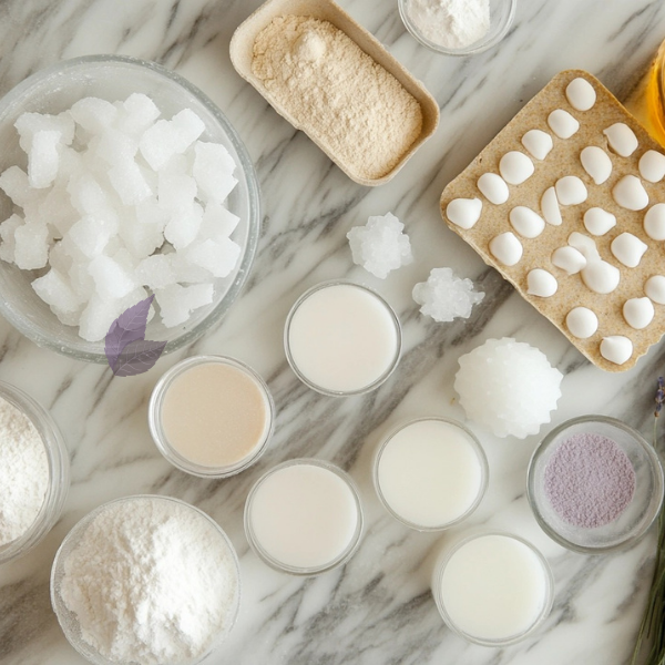 Soothing Lavender Bath Bombs