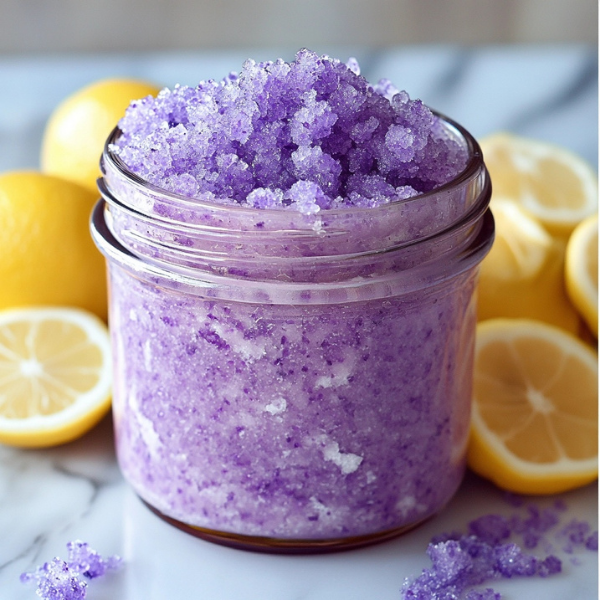 DIY Lemon & Coconut Body Scrub for Glowing Skin