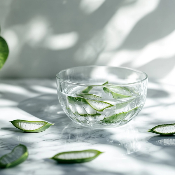 Homemade Aloe Gel to Soothe Sunburns
