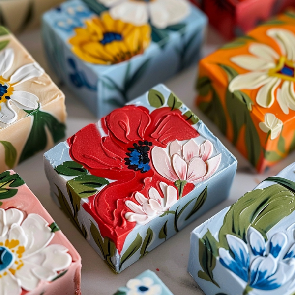 Colorful Flower Soap for Spring