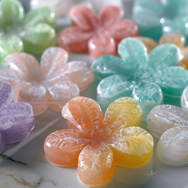 DIY Flower Embed Goat Milk Soap