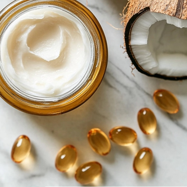 Homemade Eye Cream with Coconut Oil & Shea