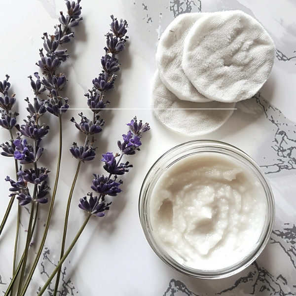 Homemade Facial Toner Pads with Lavender & Tea Tree Oil