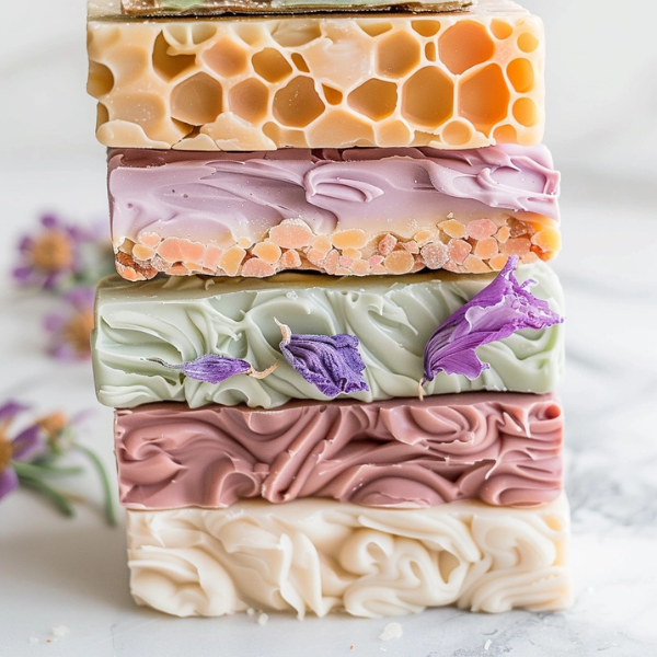 How to Make Colorful Artisan Soap Bars with Natural Clays